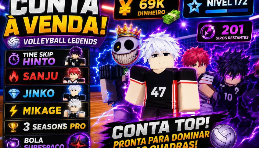 Conta De Volleybal Legends A Venda