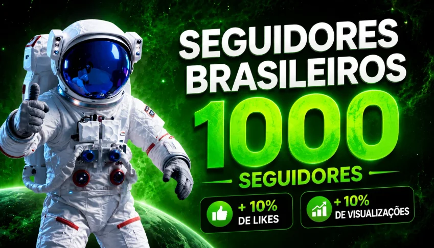Instagram 1.000 Seguidores Brasileiros Reais