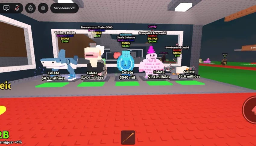 Vendo conta muito boa roube seu brainrot e blox fruits