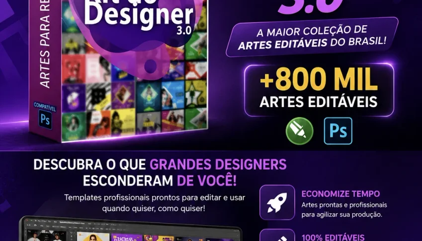 Kit Designer, Crie Design Atrativos em 5 minutos
