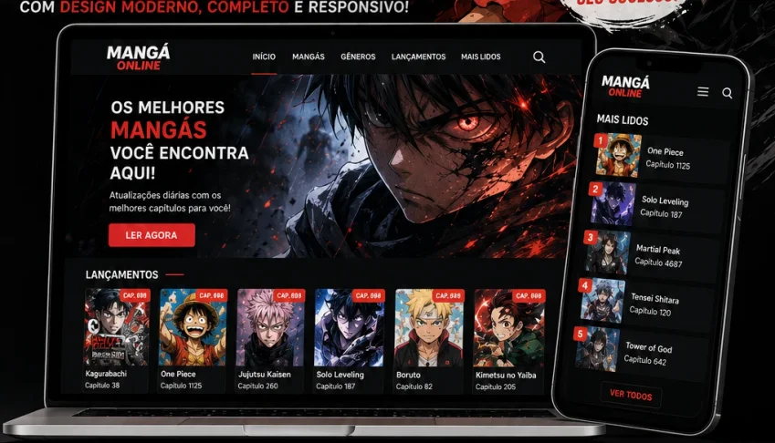 Criação De Site Mangá