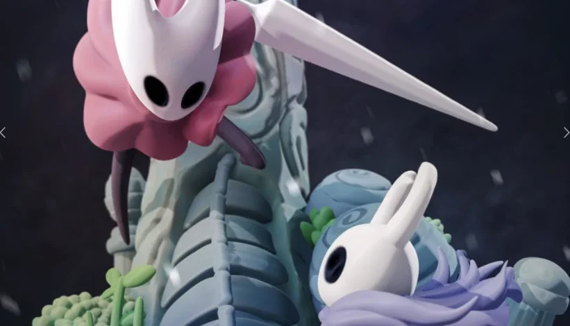 Knight and Hornet Hollow Knight 3D STL