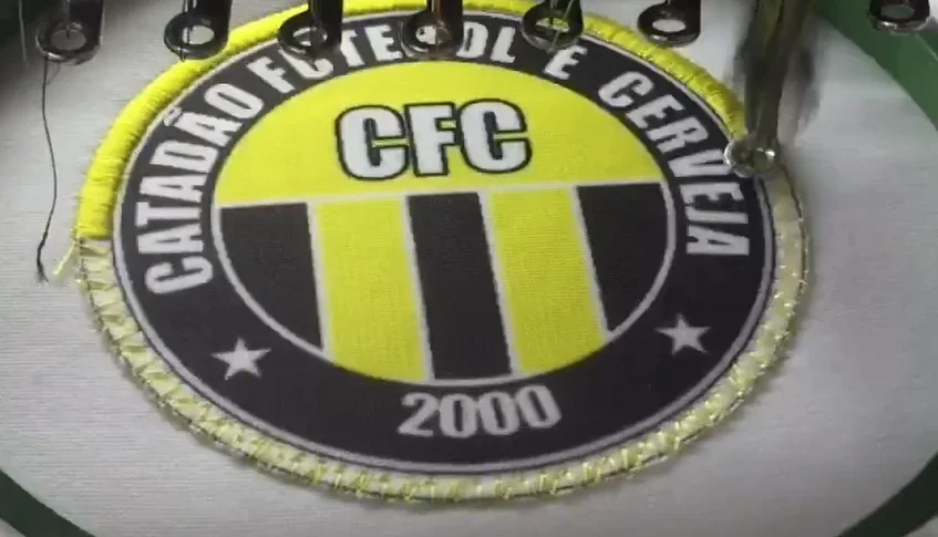 Curso de como fazer um bordado Patch para Camisas de Futebol
