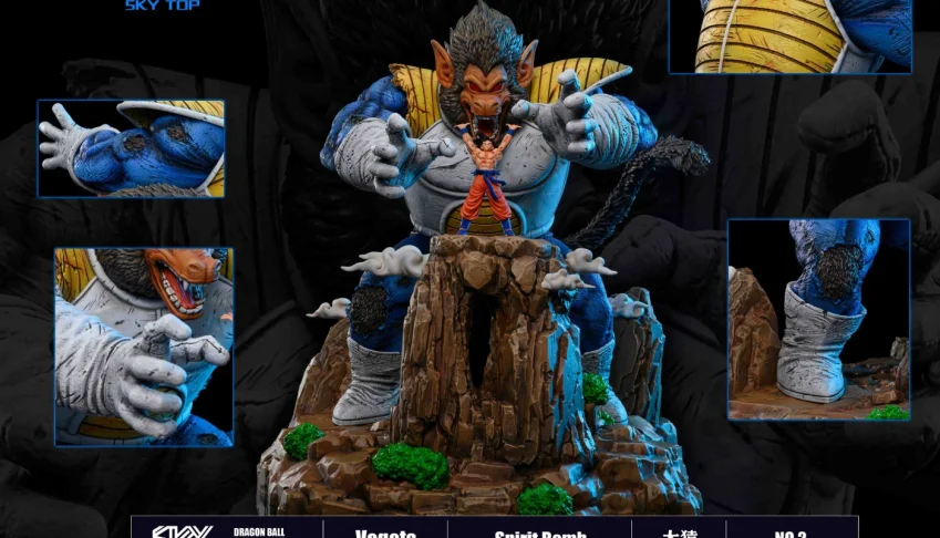 Ozaru Vegeta And Goku Stl 3D Print