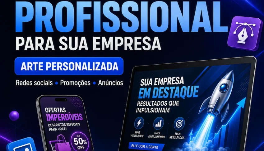 Banner Profissional para Empresas | Arte Personalizada