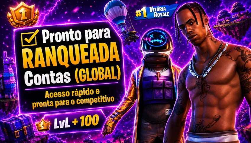 Conta Global do Fortnite - Nível 100+ - Acesso Total