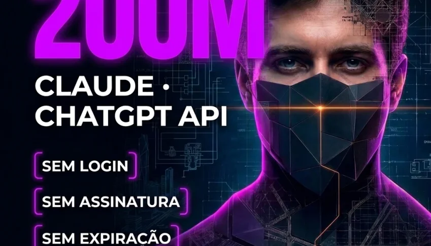 Claude + GPT API 200M — Sem Expiracao | 50 Img + 5 Videos