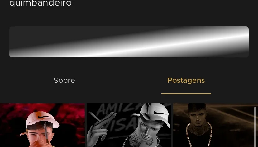 Vendo uma conta masculina com bastante coisa
