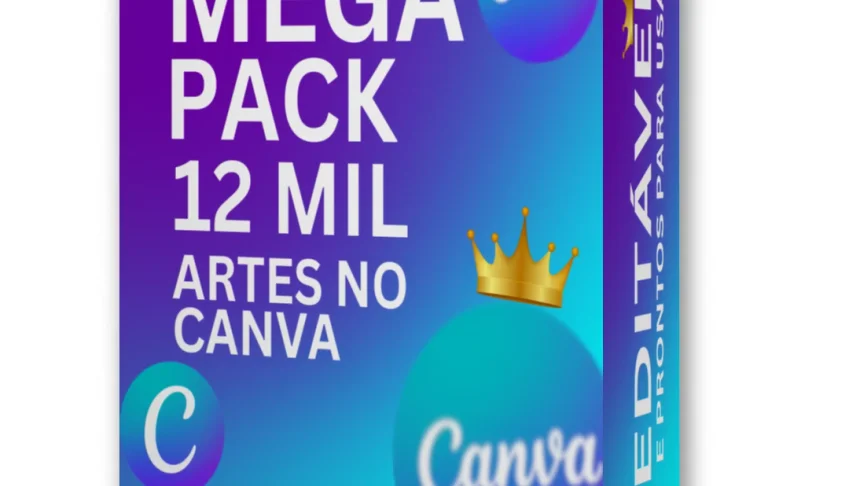 MEGA PACK 12 MIL ARTES NO CANVA