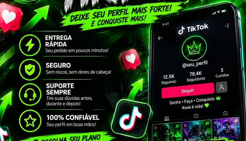 🔥 Seguidores Tiktok — Brasileiros🇧🇷— O Menor Preço