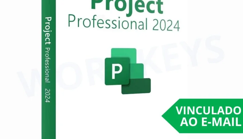 Project 2024 Professional - Resgate na Microsoft - Vitalício