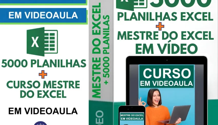 Curso Mestre do Excel + 5 Mil Planilhas Excel Editáveis