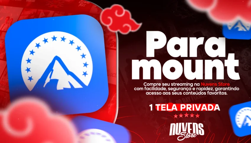 ☁️ PARAMOUNT 30 Dias | 1 Tela Privada + Entrega Imediata