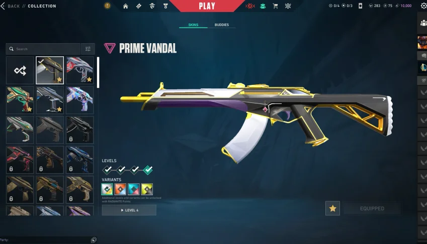 Conta Lol/Valorant 3 Facas, 2 Vandals. R$3180.12 Reais Gasto
