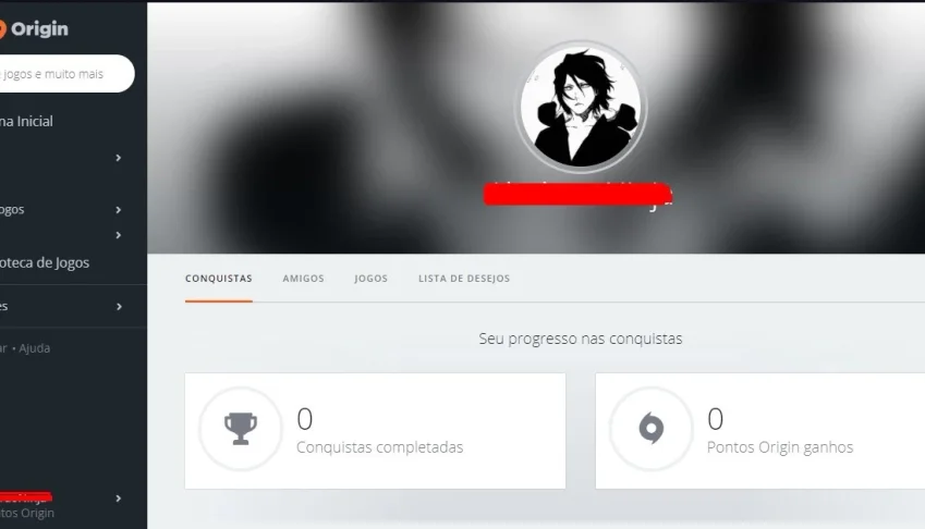 Conta Origin com BF 3, 1 e 5