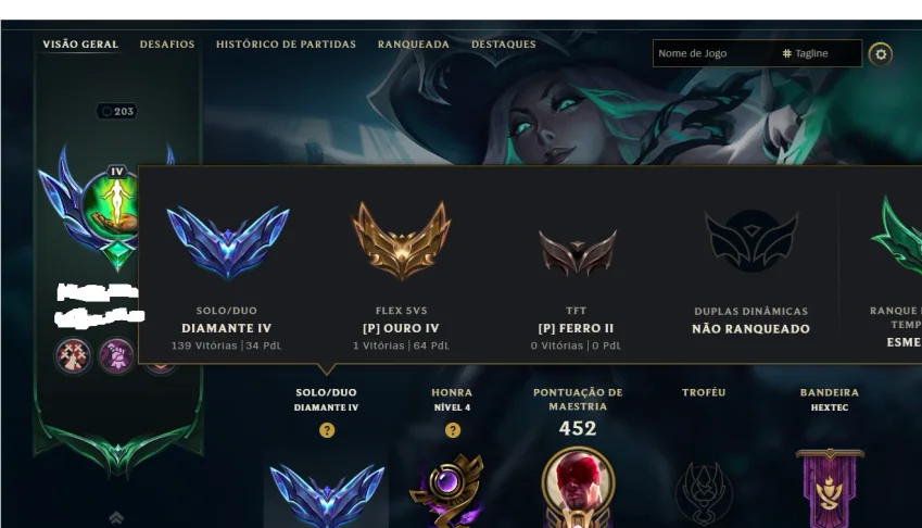 Conta LoL D4 | FULL CHAMPS | 88 | Pulsefire ezreal e+++