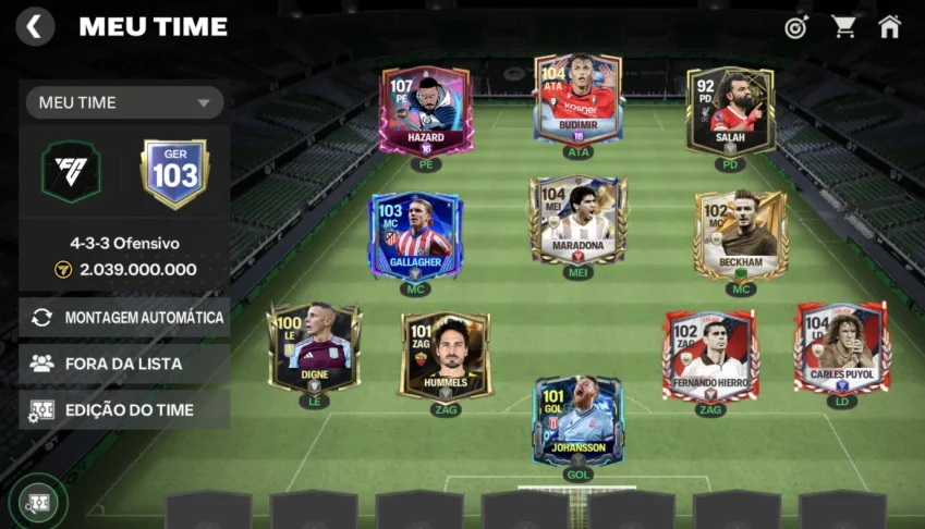Conta Fifa Móbile 104 Over