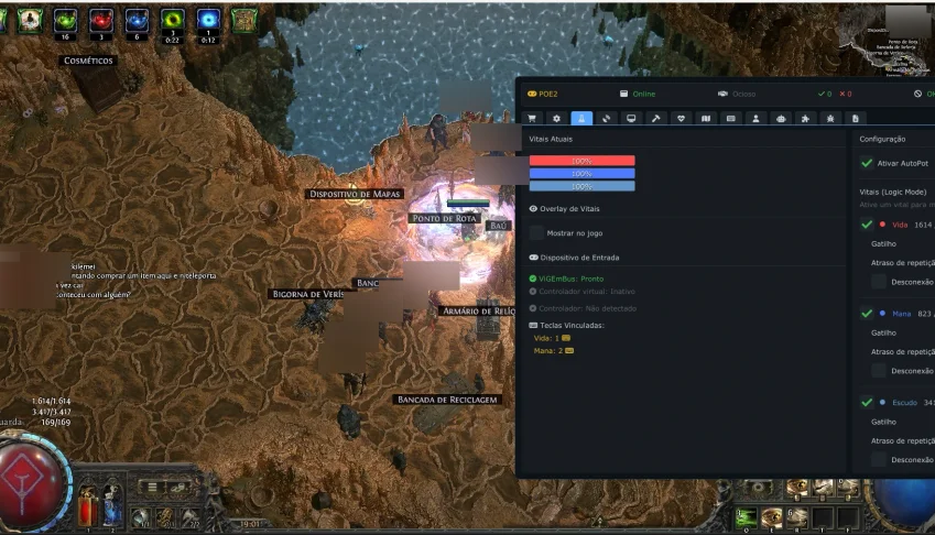 Programa Abre mapa/ pot automatico