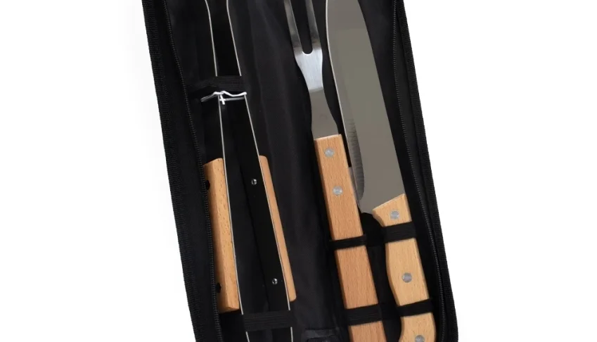 Kit Churrasco 3 Peças com Estojo