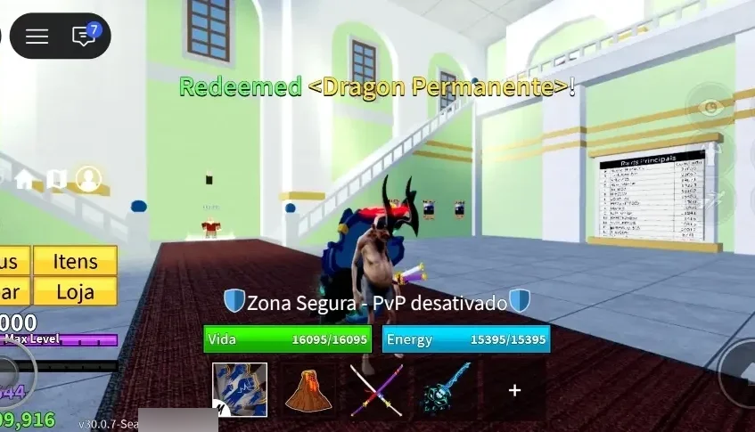 Conta com dragon perm
