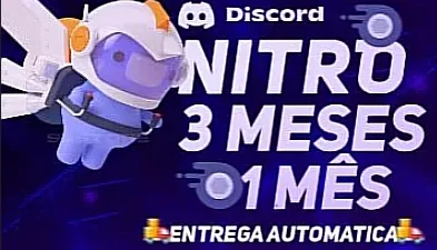 Discord Nitro Gaming 3 Meses + 6 Impulsos[ENTREGA AUTOMÁTICA