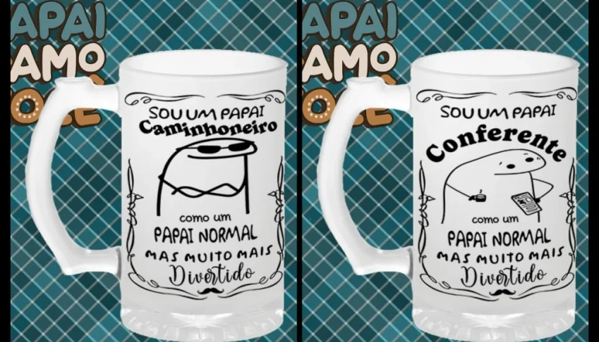 Arte Para Caneca de Shopp - PAI (4) Flork Profissão