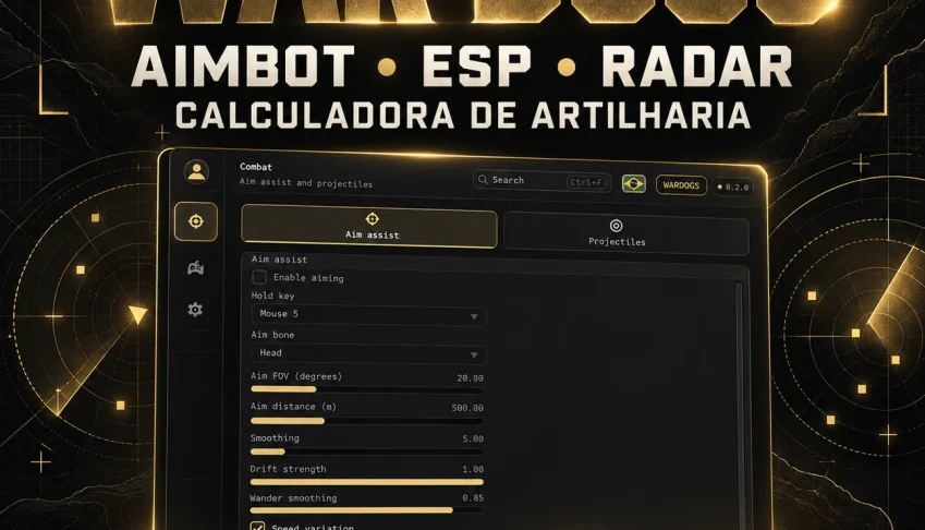 WarDogs | Cheat indetectável  Aimbot + Wall