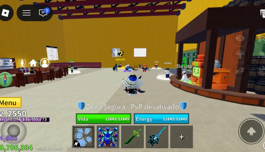 Conta blox fruits