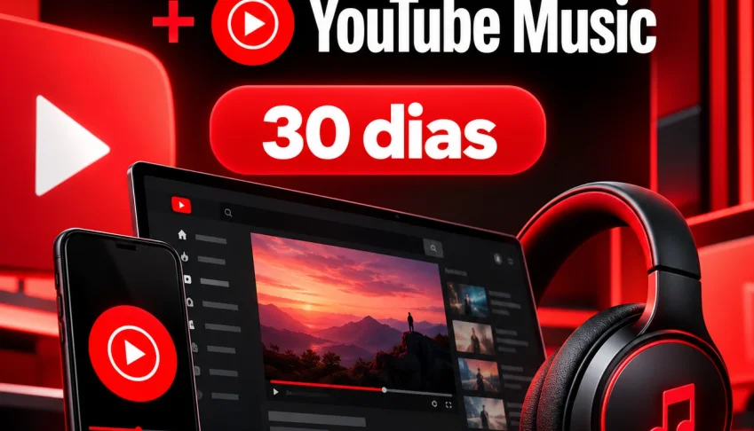 YouTube Premium + Music | 30 dias | Conta elegível