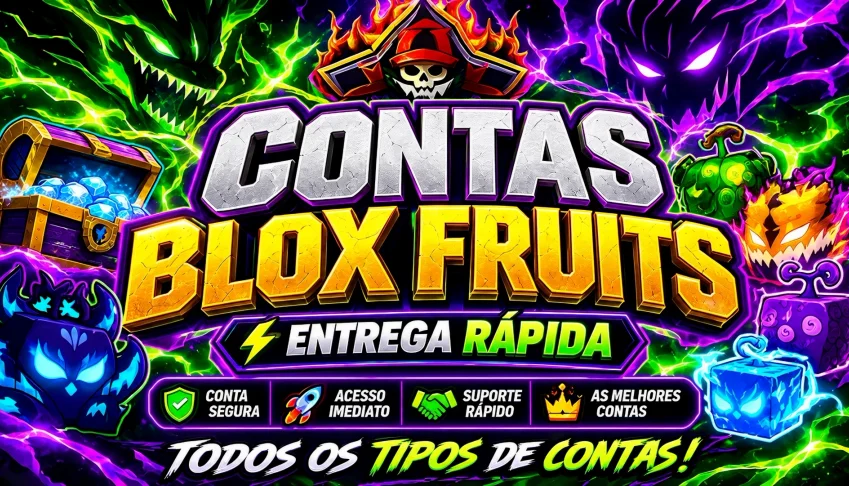 CONTAS BLOX FRUITS PREMIUM | LVL MAX | RAÇA V4 | PVP
