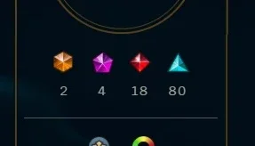 Conta Ouro 1, todos os champs, 245 skins