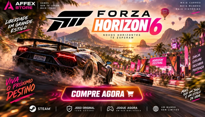 Forza Horizon 6 - Key Original Steam (Todas DLCs)