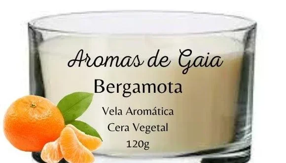 Vela Aromatizada Bergamota 100 Gr