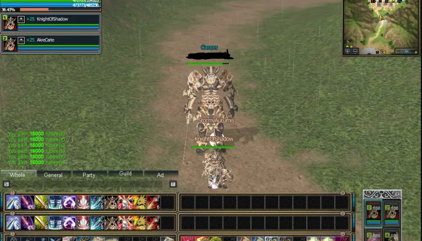 Conta do Rappelz Tournament  Lev 193