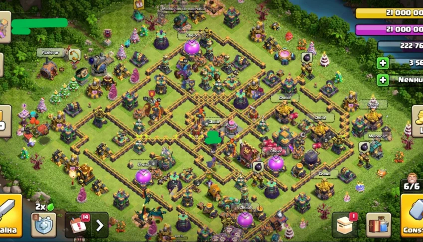 Conta Clash Of Clans Cv14