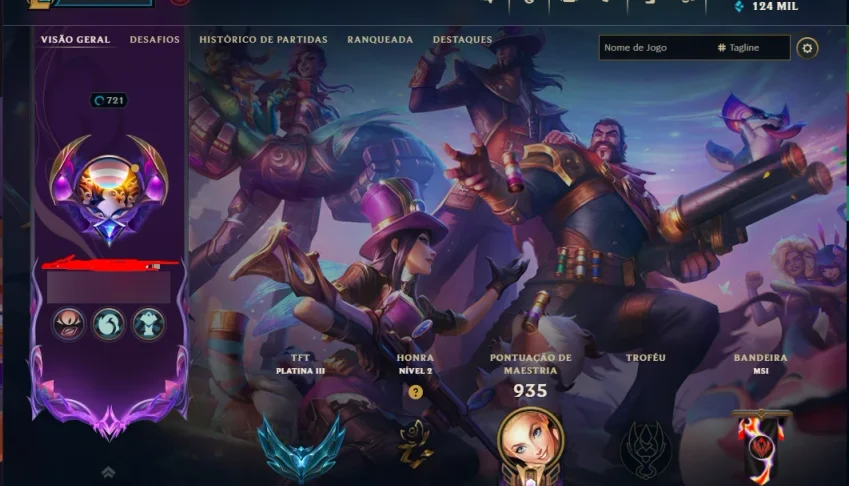 LOL BR | 387 Skins | 198 Campeões | 4 Ultimate | 9 Míticas |