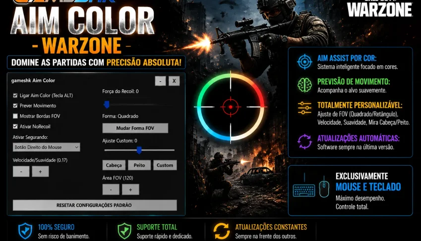 AimColor para Warzone,BO7 e BO6