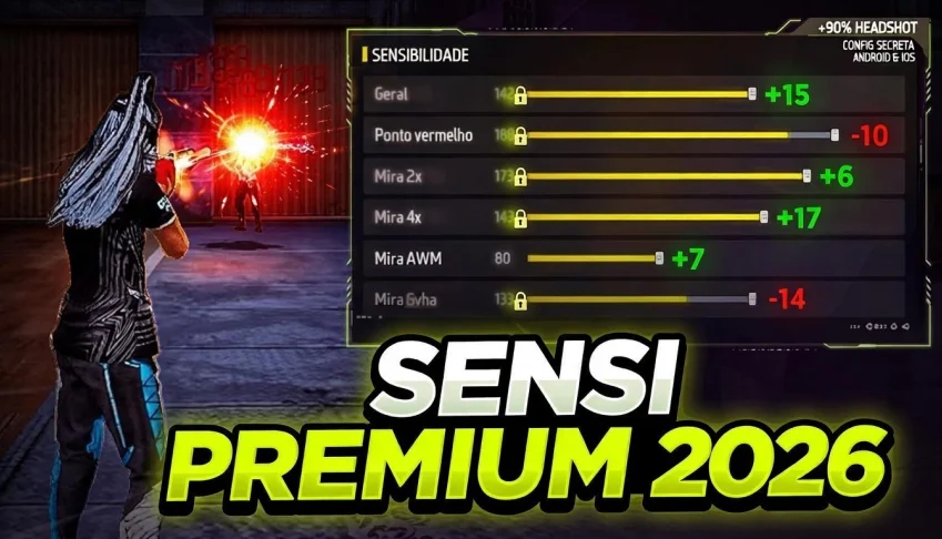 Free Fire Sensibilidade Regedit/Emulador Mobile - SEM BAN