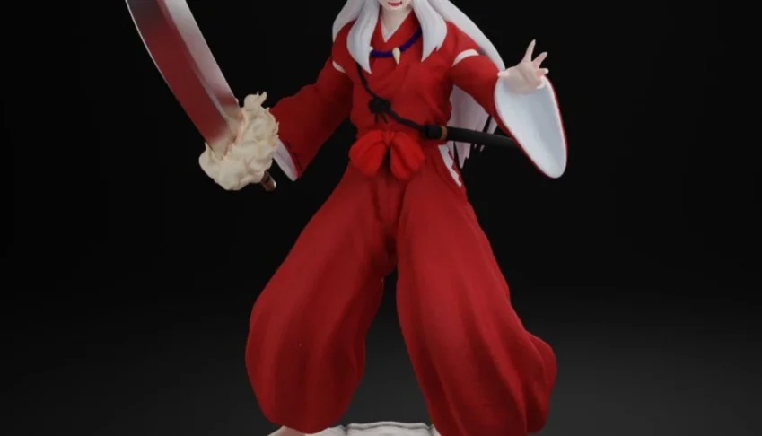 Inu Yasha 3D - Arquivo .Stl Para Impressão 3D