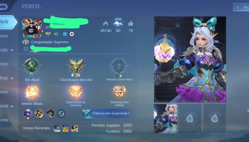 Conta Mobile Legends