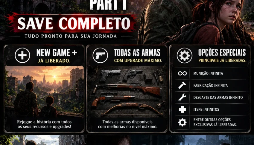 The Last of Us Part 1 (PS5) - Todas as Armas, munições, etc!