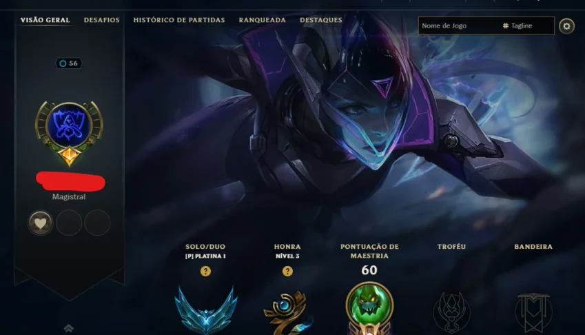 [Entrega Automática] Conta Lol Platina, 50 Skins, 1 Lendária