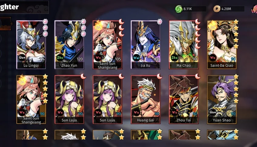 Conta do Lord Of Kingdoms Mobile LEV 120