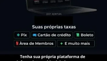 🚀 Tenha sua própria plataforma de infoprodutos