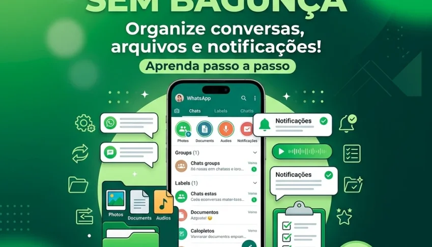 WhatsApp Sem Bagunça — Guia Completo de Organização