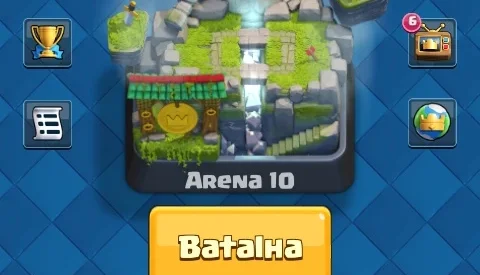 Clash Royale Lvl10 5 Lendarias e 2500 Gemas 22.k Gold