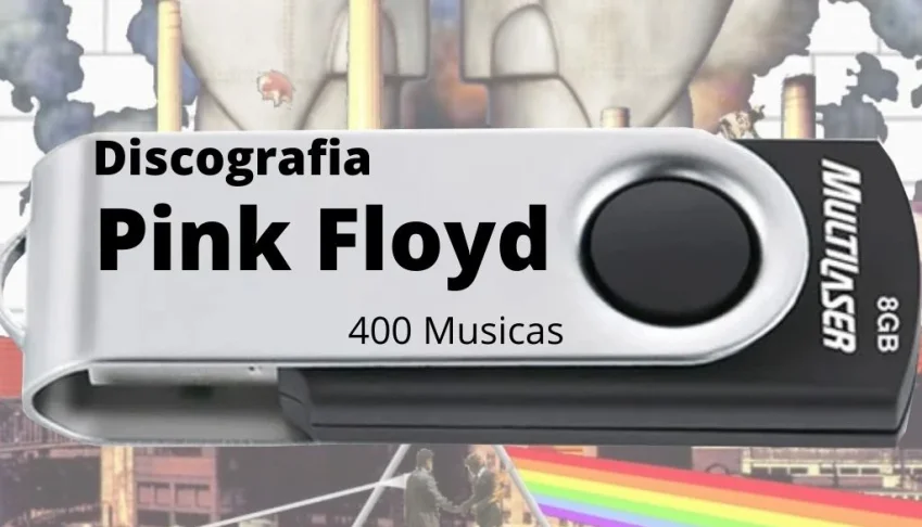 Pendrive 8 Gb Discografia Pink Floyd