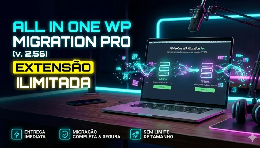 All In One Wp Migration Pro (Extensão Ilimitada V2.56)