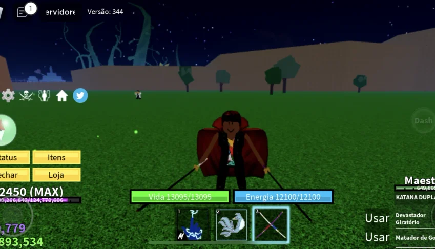 Vendo conta de blox fruit