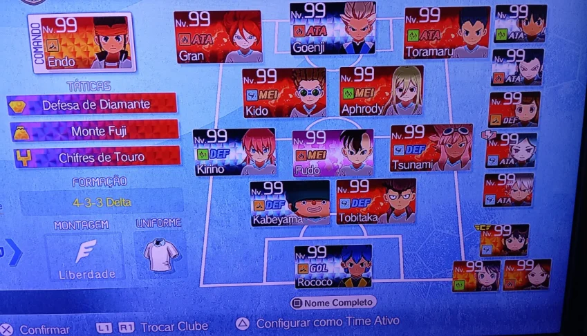 Inazuma eleven victory road - Save completo -